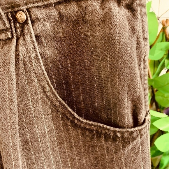 Vintage Gloria Vanderbilt Stripped Black Mom Jeans for Murjani Size 9/28 Denim - Picture 6 of 15
